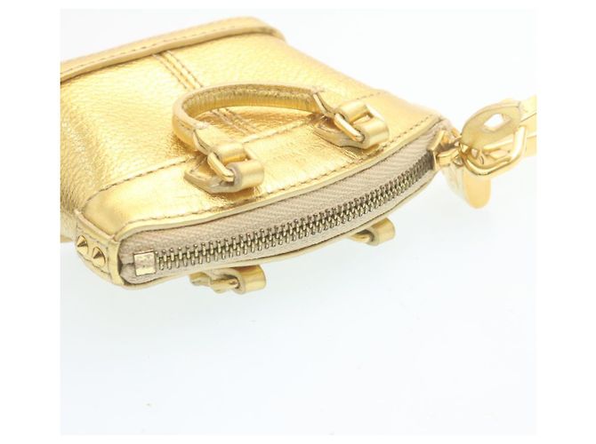 LOUIS VUITTON Portachiavi Suhari Mini Lockit Oro LV Auth 28895 D'oro - vista 6