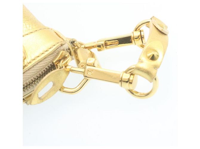 LOUIS VUITTON Portachiavi Suhari Mini Lockit Oro LV Auth 28895 D'oro - vista 7