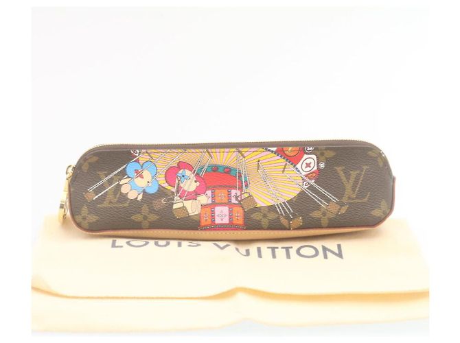 LOUIS VUITTON Monogram Vivienne Trousse Elizabeth Pen Case GI0552 LV Auth ni122 - vue 12
