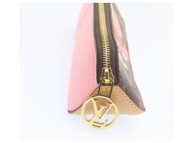 LOUIS VUITTON Monogram Vivienne Trousse Elizabeth Pen Case GI0552 LV Auth ni122 - vue 4