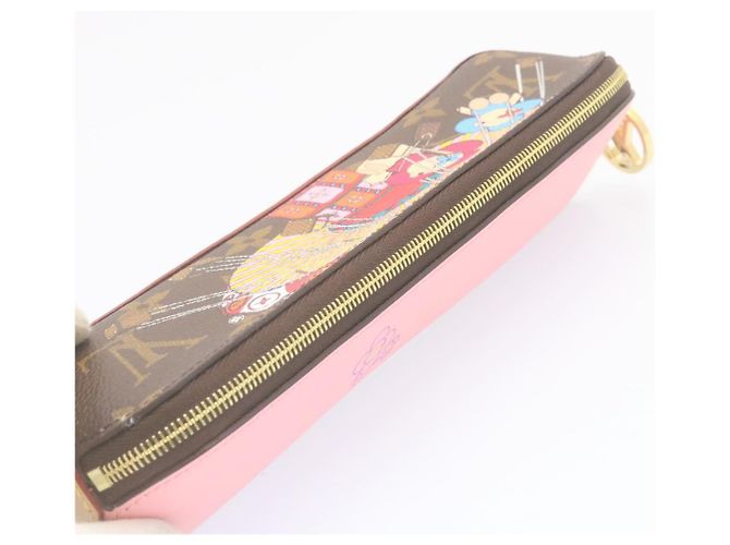 LOUIS VUITTON Monogram Vivienne Trousse Elizabeth Pen Case GI0552 LV Auth ni122 - vue 5