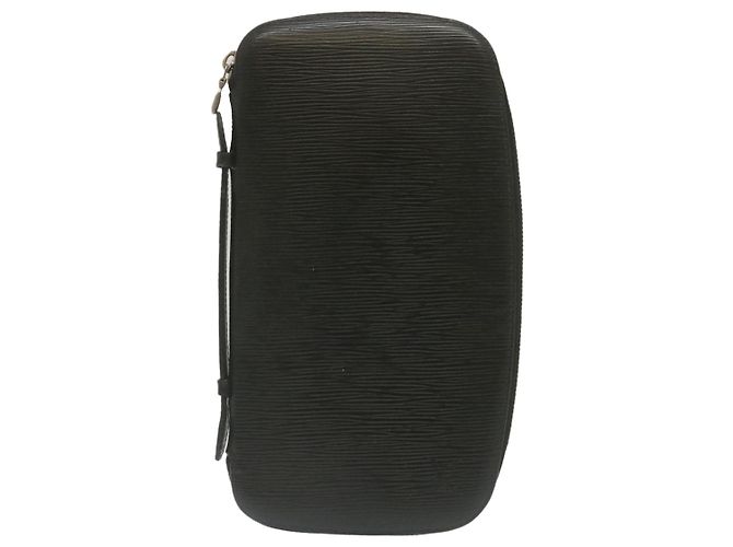 LOUIS VUITTON Organizer Atholl Custodia da viaggio nera M63042 LV Auth hs921 Nero - vista 13