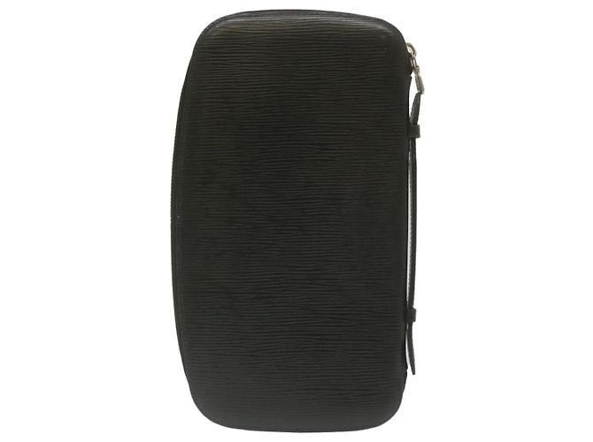 LOUIS VUITTON Organizer Atholl Custodia da viaggio nera M63042 LV Auth hs921 Nero - vista 2