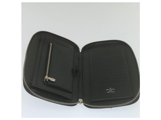 LOUIS VUITTON Organizer Atholl Custodia da viaggio nera M63042 LV Auth hs921 Nero - vista 9