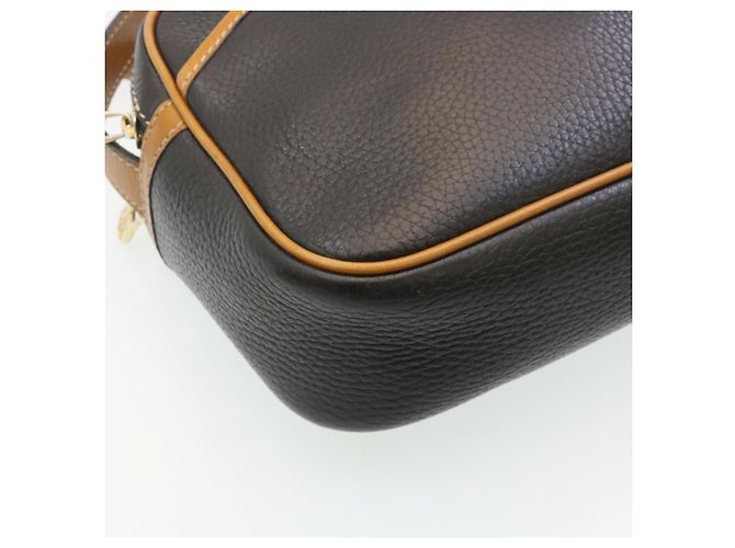 Céline CELINE Borsa A Spalla Pelle Nero Marrone Auth gt2151 - vista 14
