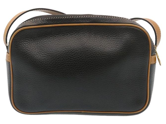 Céline CELINE Borsa A Spalla Pelle Nero Marrone Auth gt2151 - vista 2