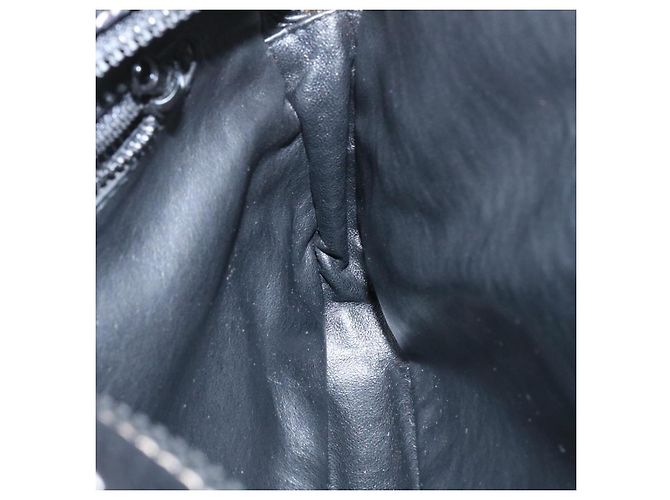 Céline CELINE Borsa A Spalla Pelle Nero Marrone Auth gt2151 - vista 20
