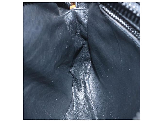 Céline CELINE Borsa A Spalla Pelle Nero Marrone Auth gt2151 - vista 21