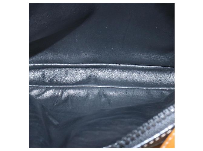 Céline CELINE Borsa A Spalla Pelle Nero Marrone Auth gt2151 - vista 9