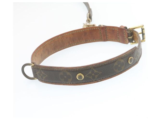 LOUIS VUITTON Monogram Leash Baxter Collier Baxter Dog Leash LV Auth 28348 - view 2