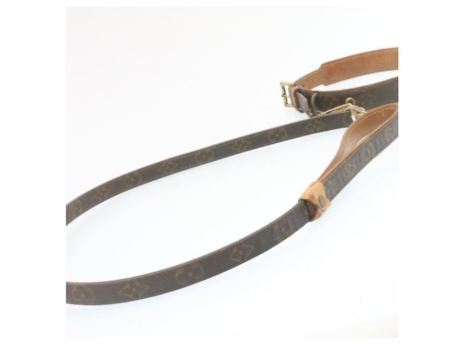 LOUIS VUITTON Monogram Leash Baxter Collier Baxter Dog Leash LV Auth 28348 - view 7