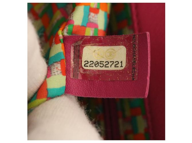 Coco rain CHANEL Matelasse Coco Borsa a tracolla con catena foderata antipioggia Lamb Skin Pink Auth 29191 Rosa - vista 11