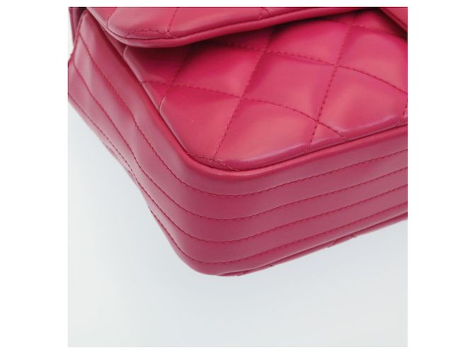 Coco rain CHANEL Matelasse Coco Borsa a tracolla con catena foderata antipioggia Lamb Skin Pink Auth 29191 Rosa - vista 15