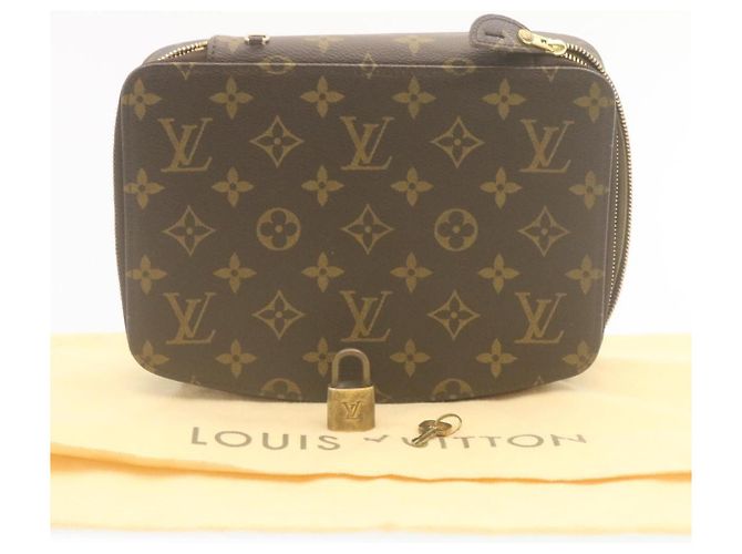 LOUIS VUITTON Monogram Pochette Monte Carlo Boîte à Bijoux M47350 LV Auth yk3992 - vue 12