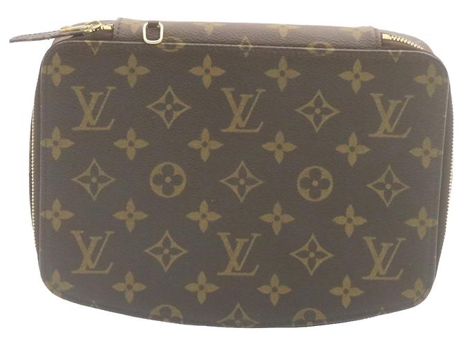 LOUIS VUITTON Monogram Pochette Monte Carlo Boîte à Bijoux M47350 LV Auth yk3992 - vue 13