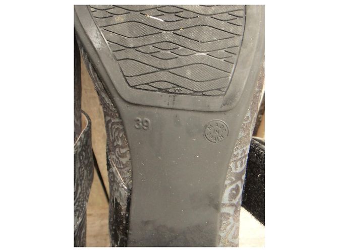 Autre Marque Décolleté Baby D'Chicas Pelle Cangiante 39 Metallico - vista 7