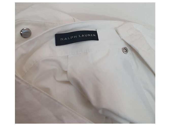 Pantalones blancos Ralph Lauren de algodón - vista 6