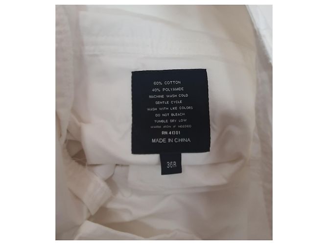 Pantalones blancos Ralph Lauren de algodón - vista 7
