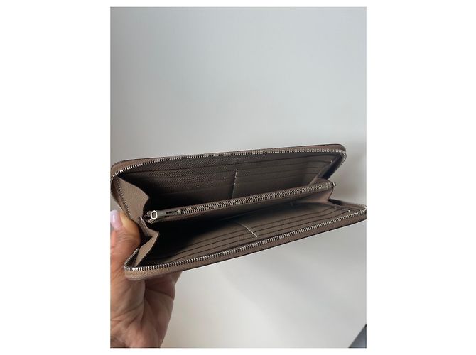 Hermès Cartera de piel Azap Gris pardo - vista 2