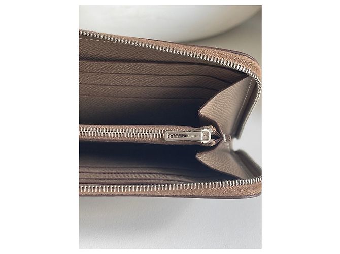 Hermès Cartera de piel Azap Gris pardo - vista 4