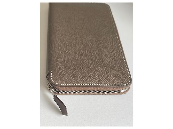 Hermès Cartera de piel Azap Gris pardo - vista 5