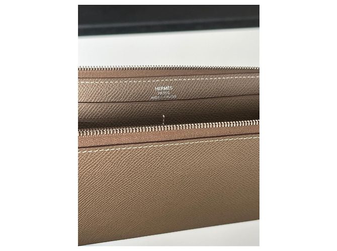 Hermès Cartera de piel Azap Gris pardo - vista 7