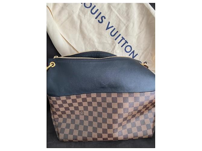 Louis Vuitton Maida marrone ebano e nero - vista 3