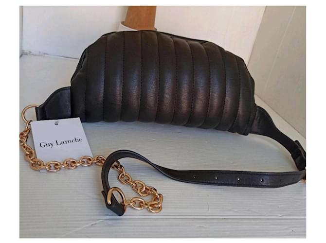 Bolsa acolchoada Guy Laroche Preto - vista 4