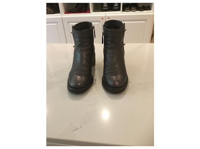 Chanel Stiefeletten Grau - Ansicht 2