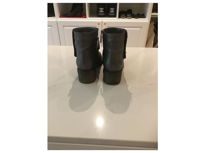 Chanel Stiefeletten Grau - Ansicht 3