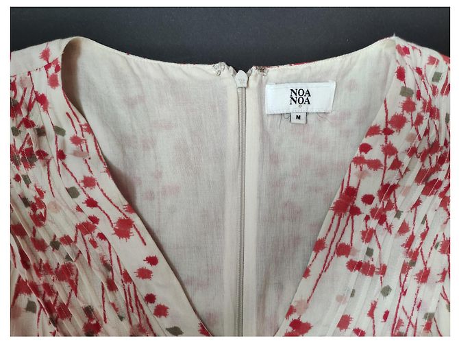 Noa Noa Kleid aus Baumwolle und Viskose Mehrfarbig Größe M Mehrfarben - Ansicht 5
