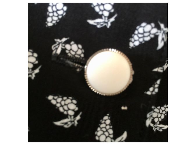 KL by Karl Lagerfeld Vintage-Kleid Schwarz Weiß - Ansicht 5