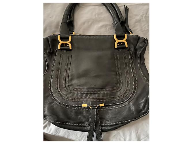 Marcie Borsa Chloé in pelle nera Nero - vista 2