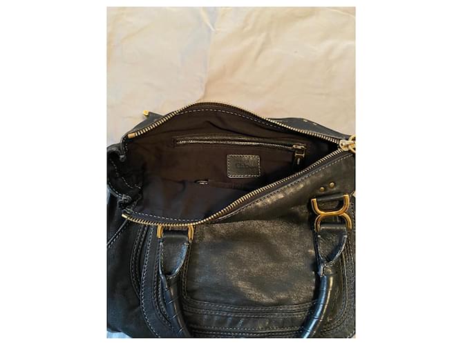 Marcie Borsa Chloé in pelle nera Nero - vista 4