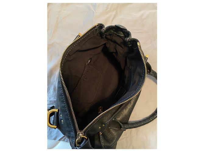 Marcie Borsa Chloé in pelle nera Nero - vista 5