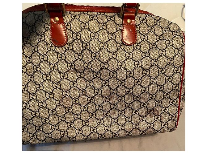 Borsa a mano Gucci con monogramma Blu navy - vista 2
