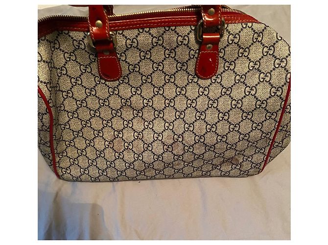 Borsa a mano Gucci con monogramma Blu navy - vista 4