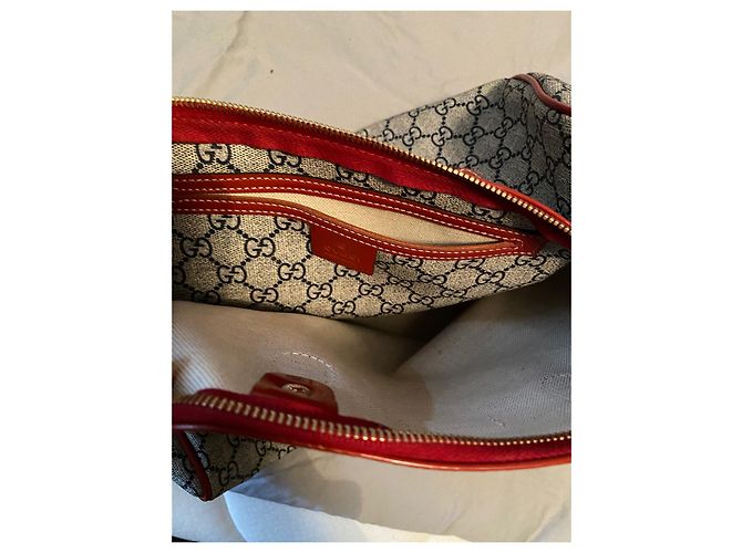 Borsa a mano Gucci con monogramma Blu navy - vista 5