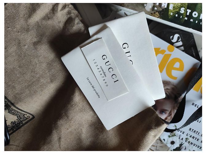 Gucci Borsa marmont 26 cm nera - vista 10