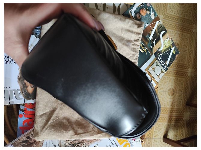 Gucci Borsa marmont 26 cm nera - vista 14