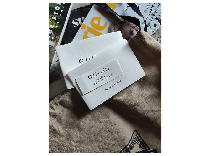 Gucci Borsa marmont 26 cm nera - vista 3
