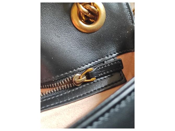 Gucci Borsa marmont 26 cm nera - vista 5