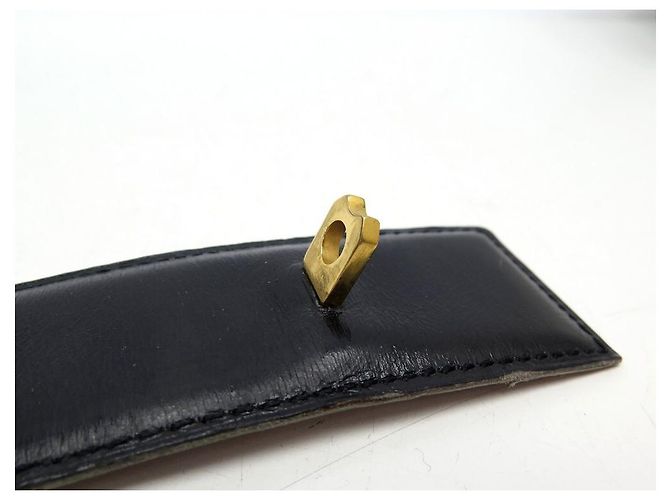Hermès HERMES MEDOR GÜRTEL HUNDEHALSBAND T74 IN BLACK BOX LEDERGÜRTEL Schwarz - Ansicht 11