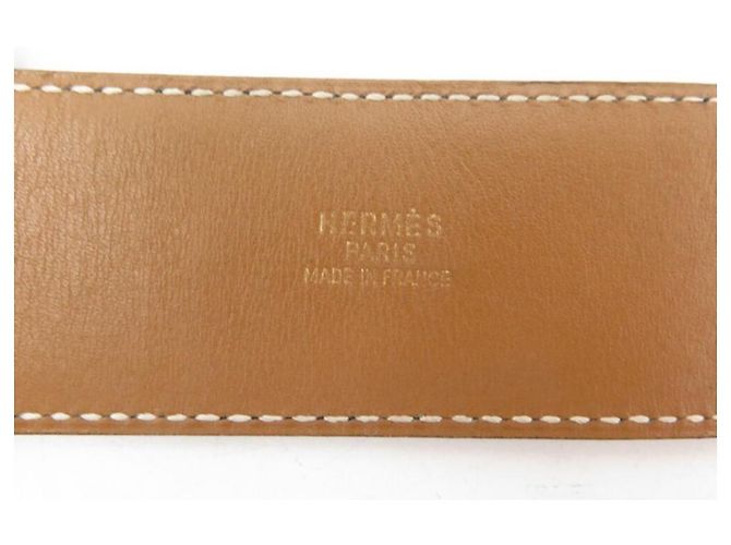 Hermès HERMES MEDOR GÜRTEL HUNDEHALSBAND T74 IN BLACK BOX LEDERGÜRTEL Schwarz - Ansicht 15