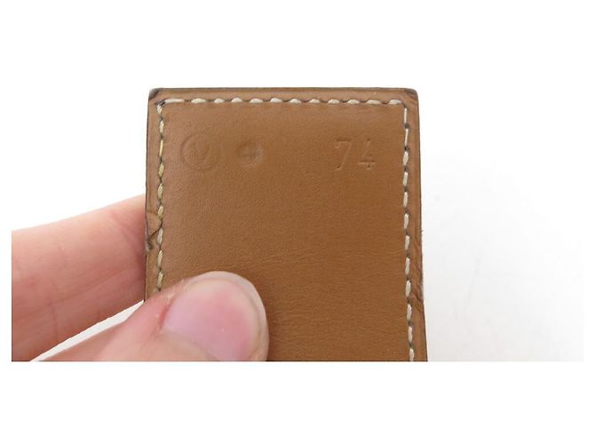 Hermès HERMES MEDOR GÜRTEL HUNDEHALSBAND T74 IN BLACK BOX LEDERGÜRTEL Schwarz - Ansicht 9