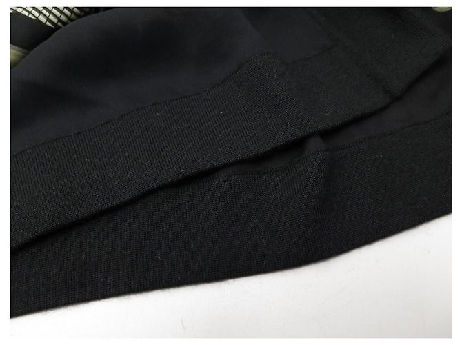 Hermès HERMES JACKE LANGER PULLOVER CARDIGAN LES CANNES S 34 KASCHMIR & SEIDE SCHWARZ NEU - Ansicht 6