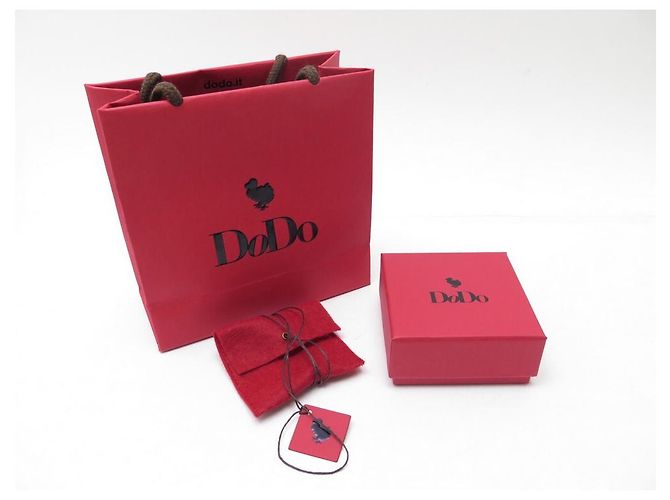 BRACCIALE NUOVO DODO POMELLATO NODO DBB9100 in argento 925 & PELLE NERA 14 cm argento Nero - vista 8