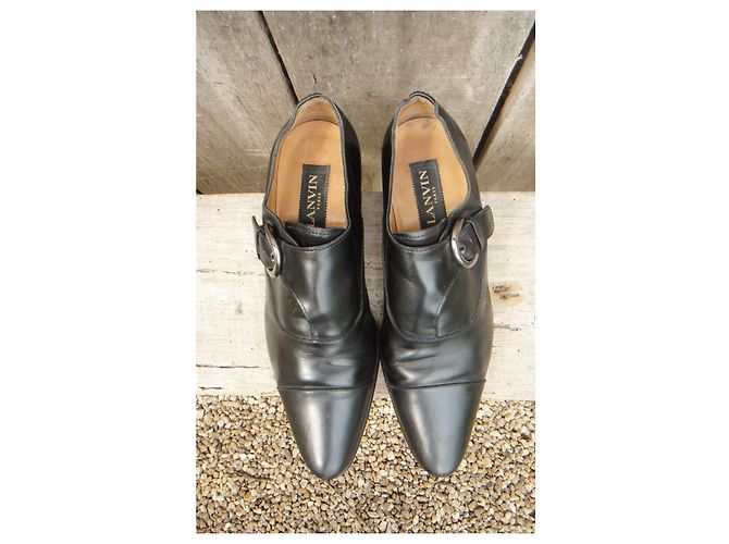 Scarpe con fibbia Lanvin p 41,5 Nero - vista 10