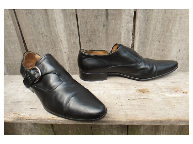 Scarpe con fibbia Lanvin p 41,5 Nero - vista 2