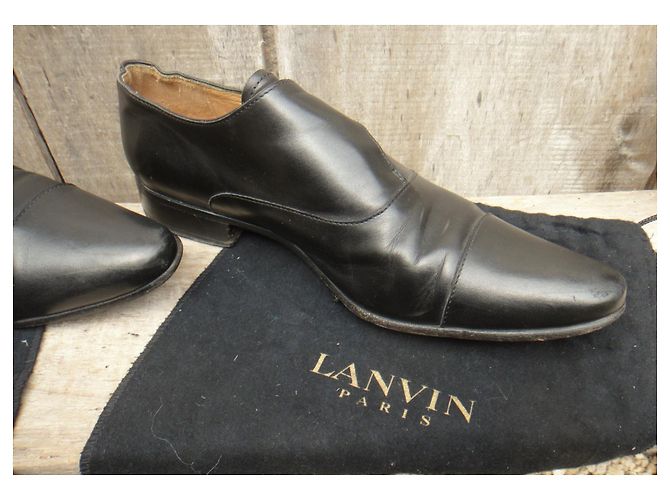 Scarpe con fibbia Lanvin p 41,5 Nero - vista 3